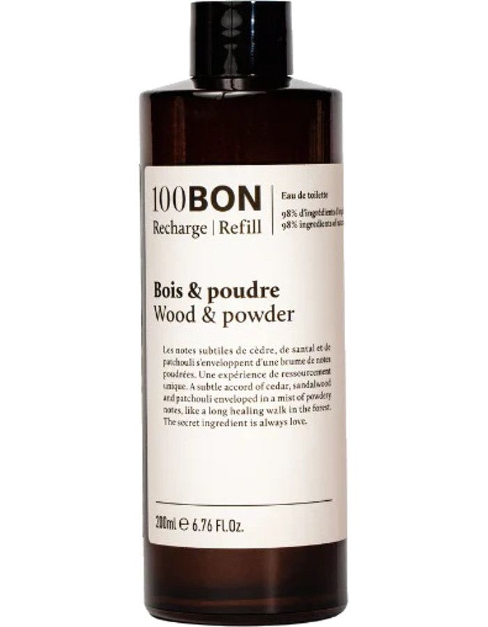 100Bon Bois et Poudre Eau De Parfum Refill 200ml 3760284208628 snel, veilig en gemakkelijk online kopen bij Beauty4skin.nl