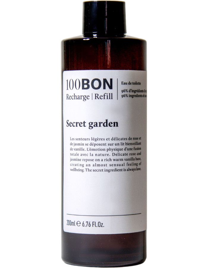 100Bon Secret Garden Eau De Toilette Spray Refill 200ml 3760284208604 snel, veilig en gemakkelijk online kopen bij Beauty4skin.nl