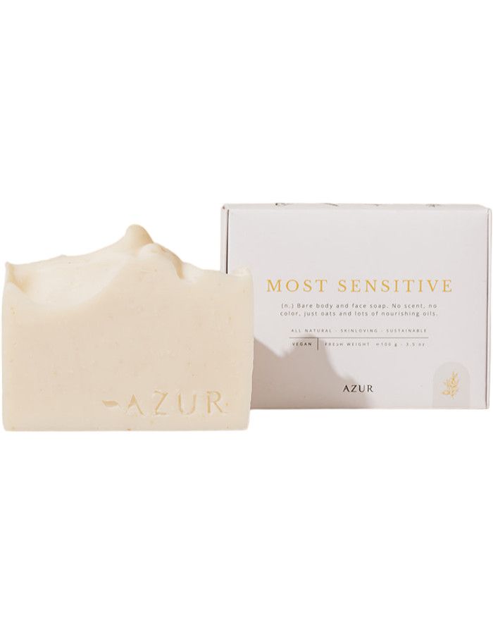 Azur Body & Face Soap Most Sensitive 100gr 8720299596177 snel, veilig en gemakkelijk online kopen bij Beauty4skin.nl