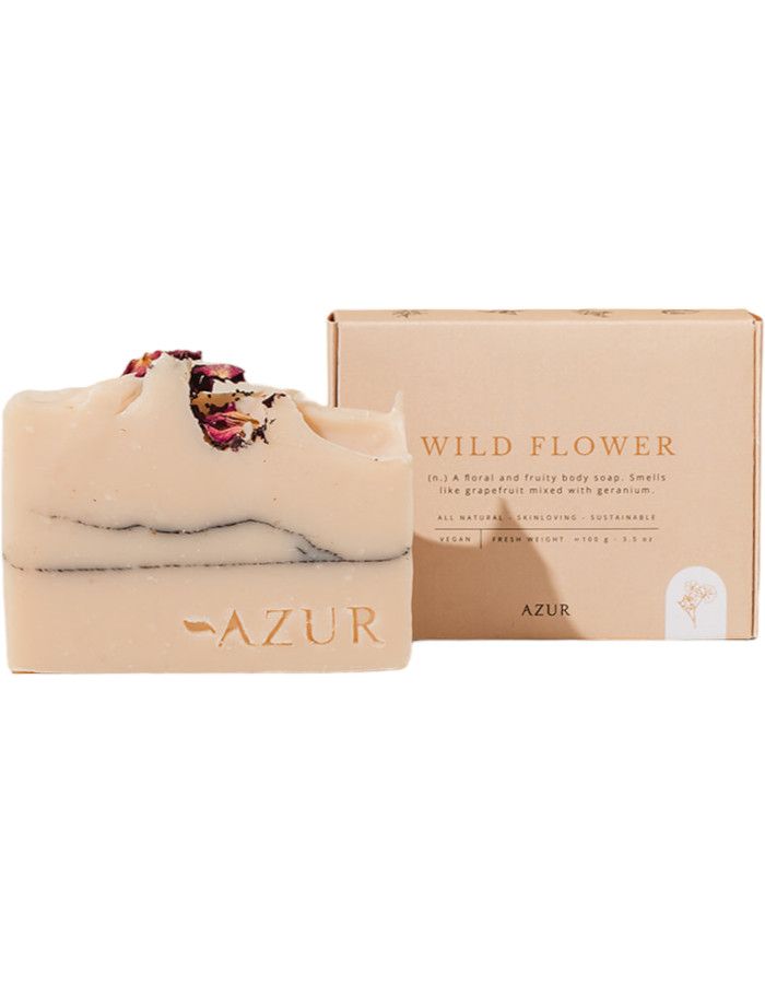 Azur Body Soap Wild Flower 100gr 8720299596122 snel, veilig en gemakkelijk online kopen bij Beauty4skin.nl
