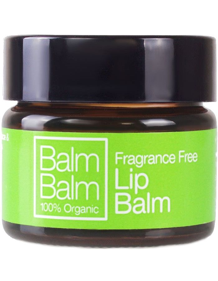 Balm Balm 100% Organic Lipbalm Ongeparfumeerd Paraffinevrij 15ml 5060418400590 snel, veilig en gemakkelijk online kopen bij Beauty4skin.nl