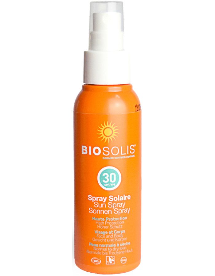 Biosolis Zonnebrand Spray Gezicht & Lichaam Spf30 100ml 5425001843572 snel, veilig en goedkoop online kopen bij Beauty4skin.nl