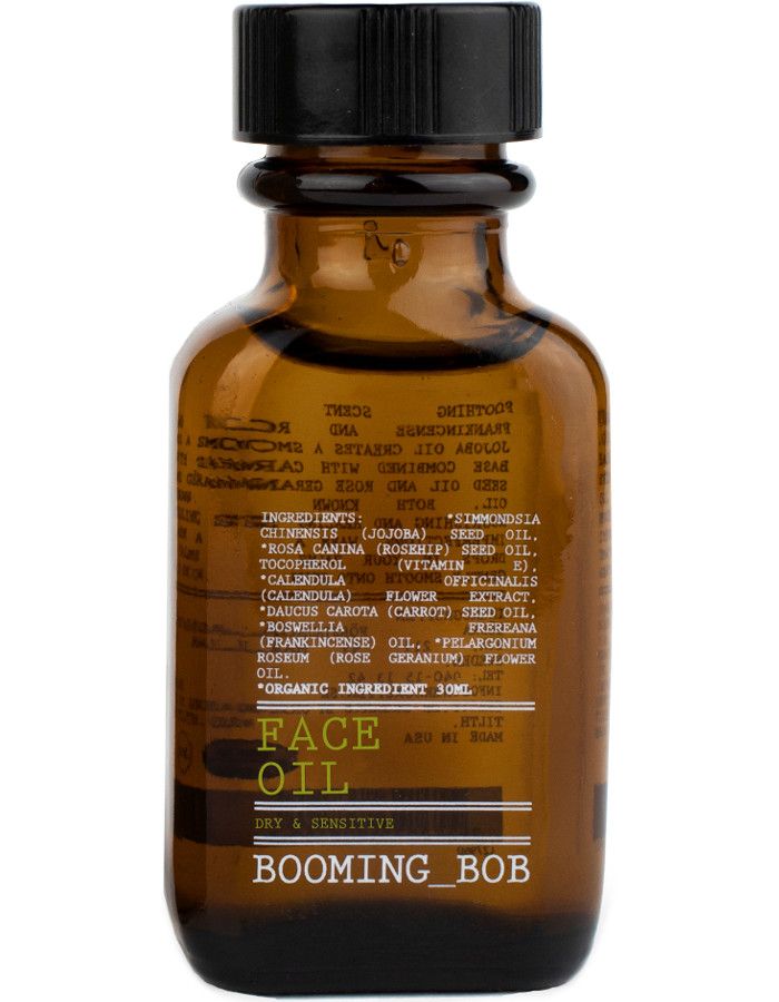 Booming Bob Face Oil Dry & Sensitive 30ml 7350076868190 snel, veilig en gemakkelijk online kopen bij Beauty4skin.nl