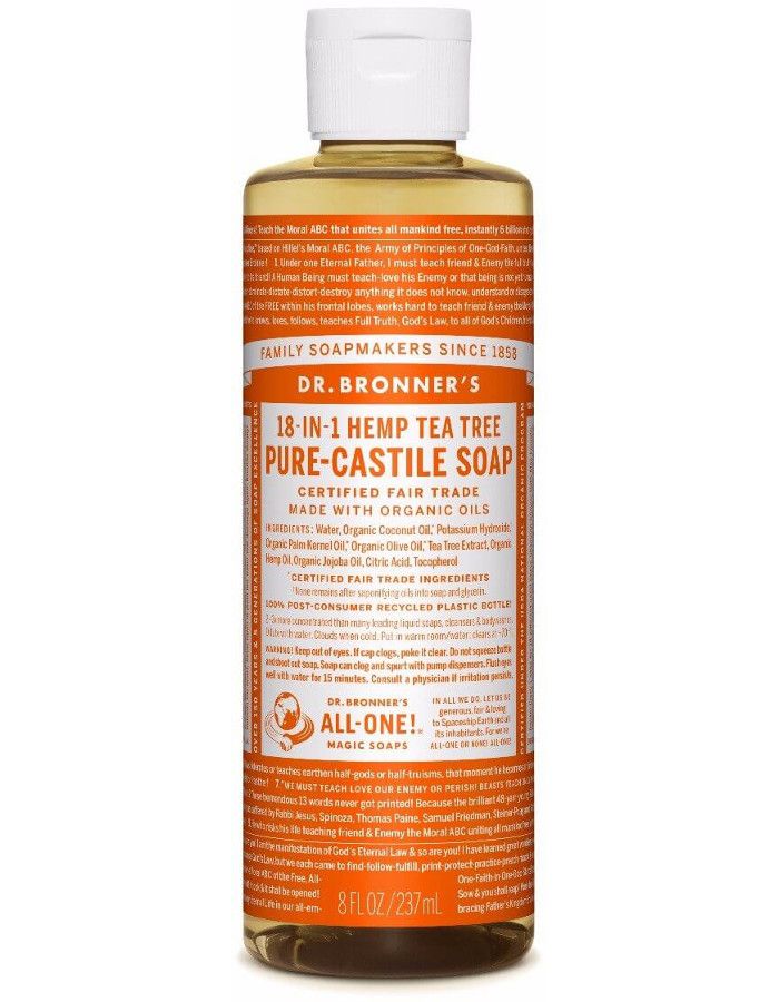 Dr Bronners All In One Liquid Soap Tea Tree 237ml
