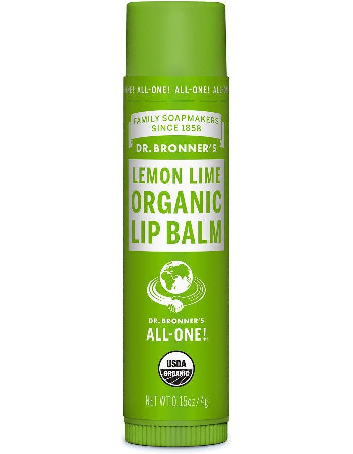 Dr Bronners Organic Lipbalm Lemon Lime