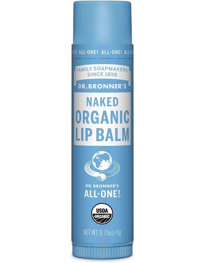 Dr Bronners Organic Lipbalm Naked Ongeparfumeerd 018787251904 snel, veilig en goedkoop online kopen bij Beauty4skin.nl