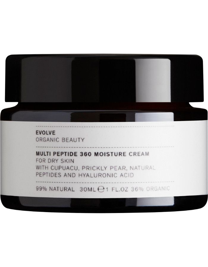 Evolve Organic Beauty Multi Peptide 360 Moisture Cream Travel Size 30ml 5060200049150 snel, veilig en gemakkelijk online kopen bij Beauty4skin.nl