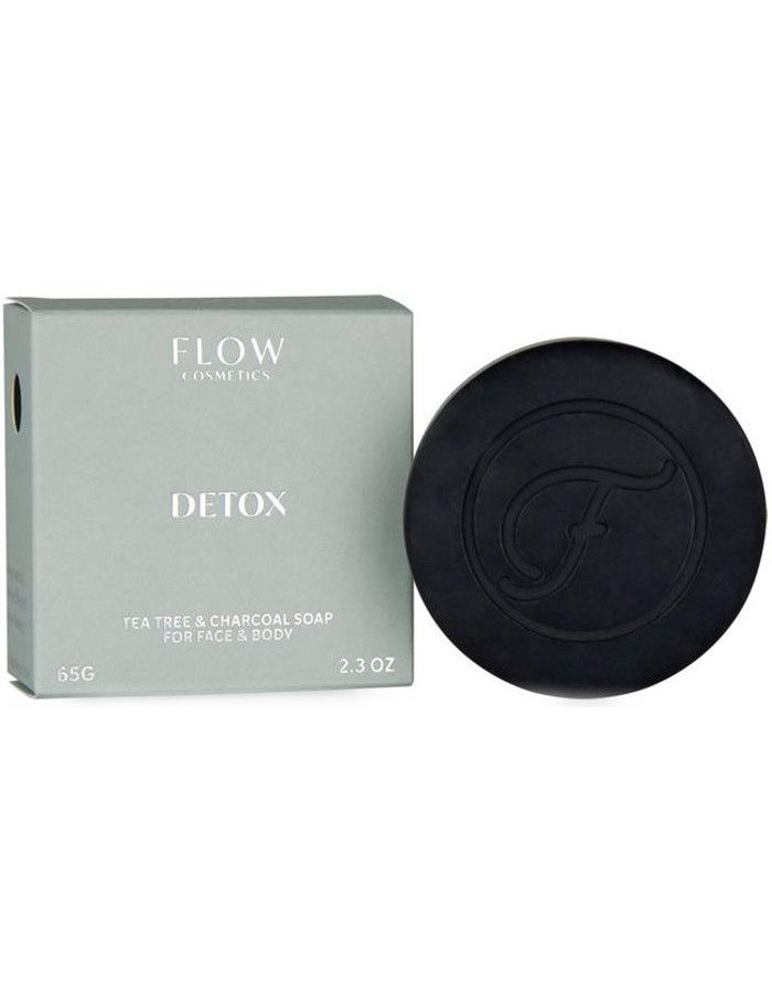 Flow Cosmetics Detox Facial Soap Tea Tree & Charcoal 65gr