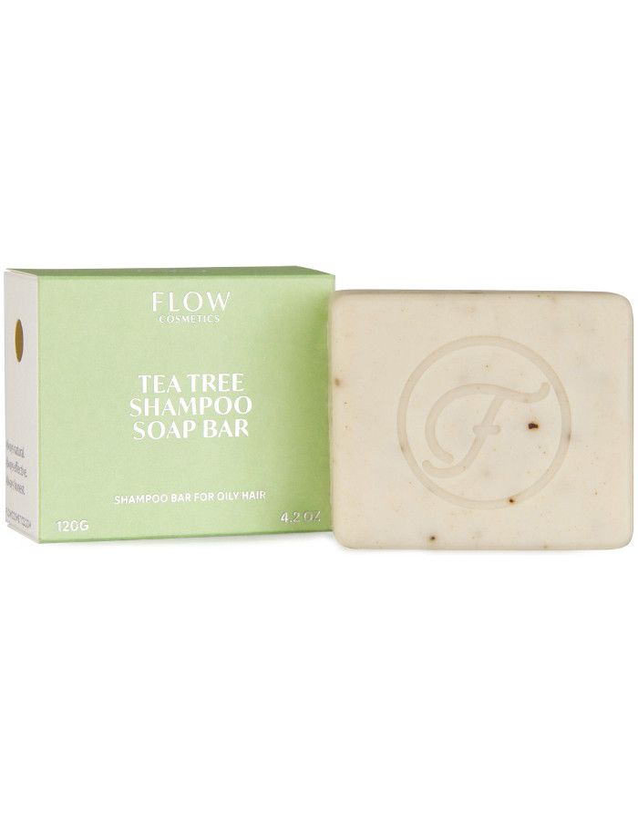 Flow Cosmetics Tea Tree Shampoo Soap Bar 120gr 6430028394517 snel, veilig en gemakkelijk online kopen bij Beauty4skin.nl