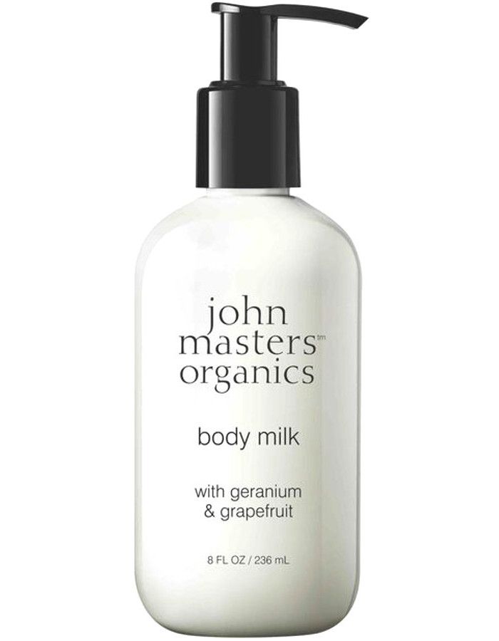 John Masters Organics Body Milk Geranium & Grapefruit 236ml 669558002050 snel, veilig en gemakkelijk online kopen bij Beauty4skin.nl