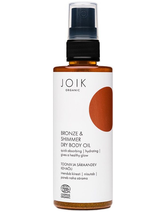 Joik Organic Bronze & Shimmer Dry Body Oil 100ml 4742578005310 snel, veilig en gemakkelijk online kopen bij Beauty4skin.nl