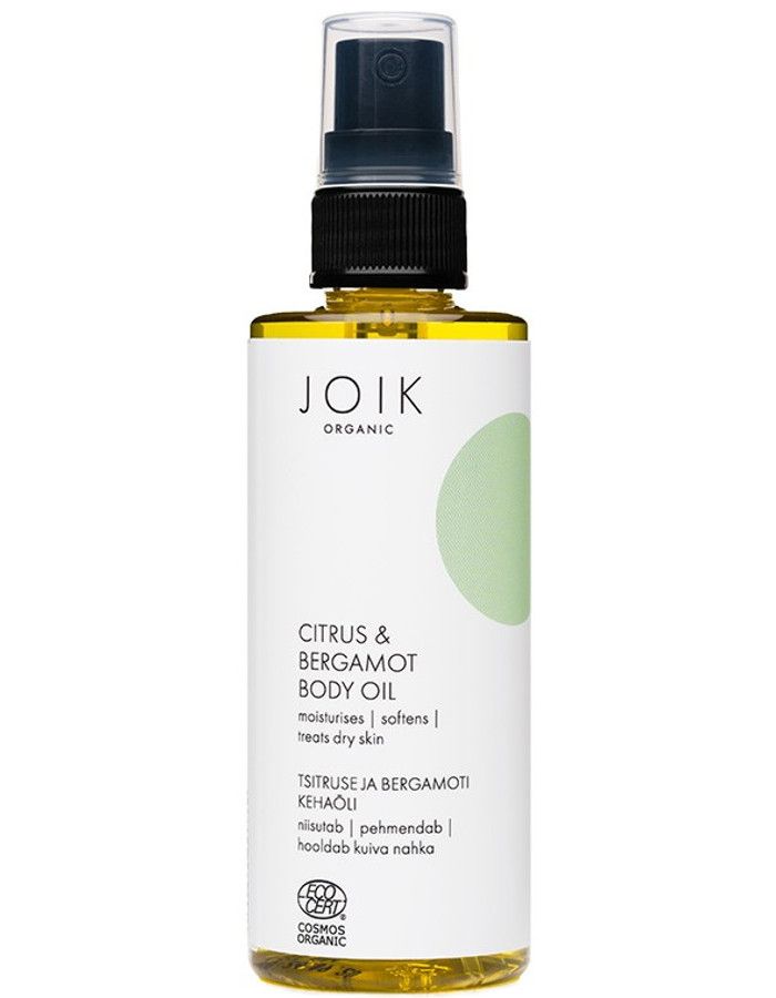 Joik Organic Citrus & Bergamot Body Oil 100ml 4742578001770