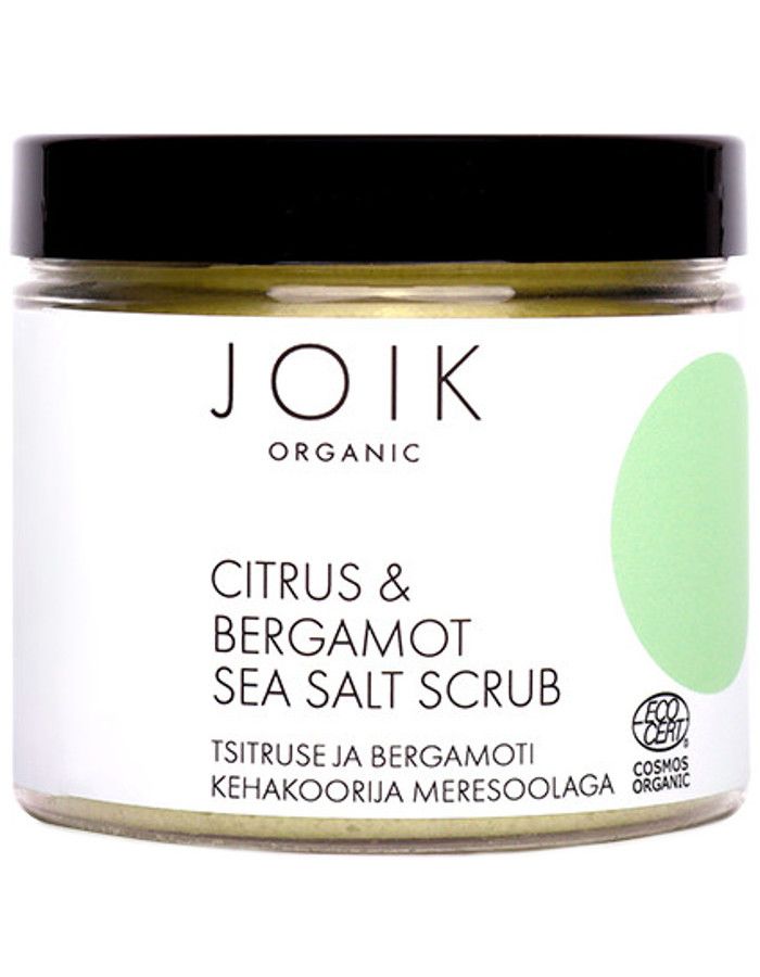 Joik Organic Citrus & Bergamot Sea Salt Scrub 240gr 4742578001794 snel, veilig en gemakkelijk online kopen bij Beauty4skin.nl