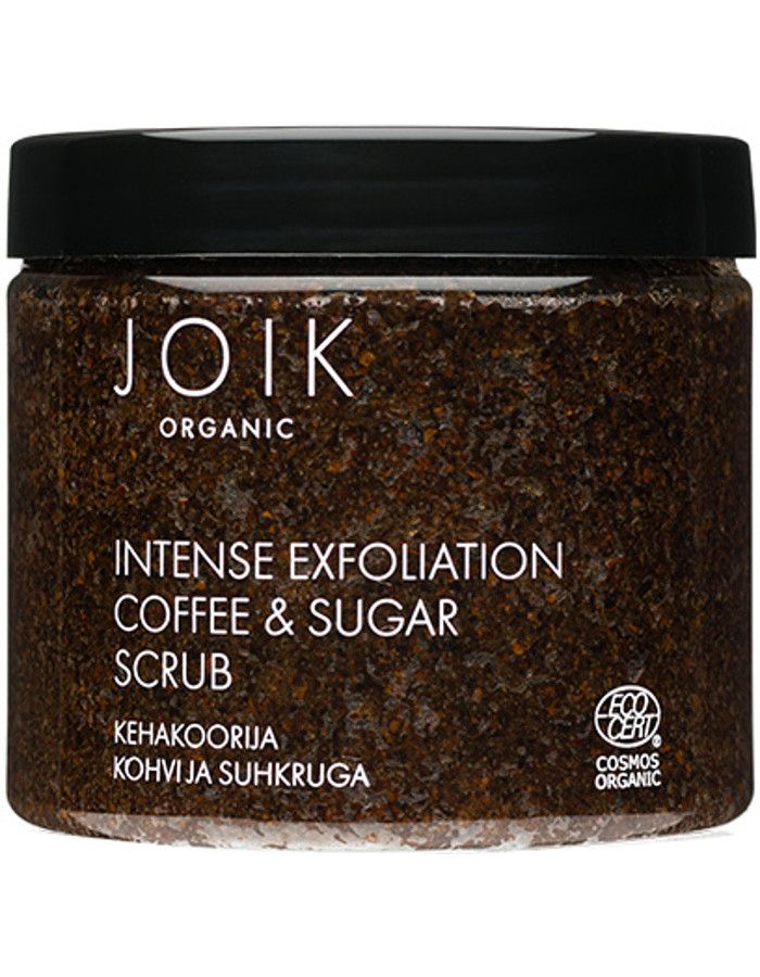Joik Organic Intense Exfoliation Coffee & Sugar Scrub 180gr 4742578002050 snel, veilig en gemakkelijk online kopen bij Beauty4skin.nl
