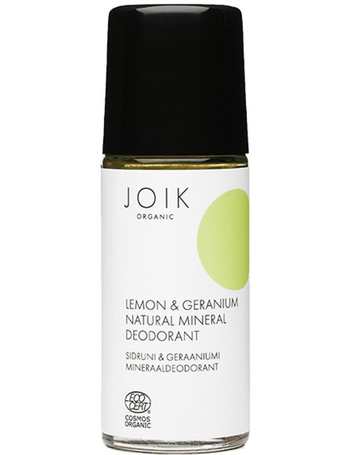 Joik Organic Lemon & Geranium Natural Mineral Deodorant Roller 50ml 4742578002067 snel, veilig en gemakkelijk online kopen bij Beauty4skin.nl