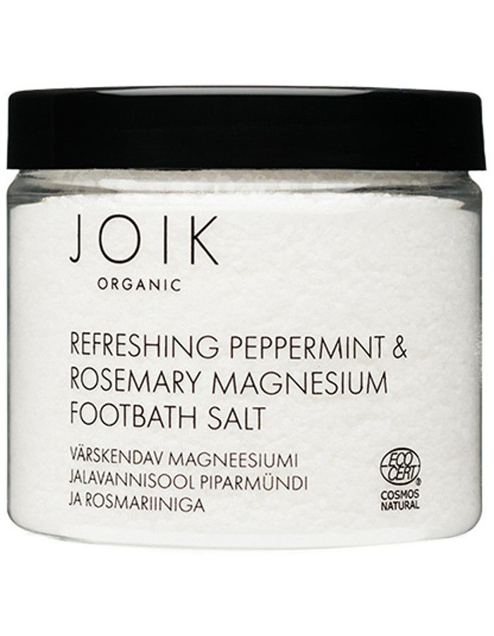 Joik Organic Refreshing Peppermint & Rosemary Magnesium Footbath Salt 200gr 4742578006492 snel, veilig en gemakkelijk online kopen bij Beauty4skin.nl