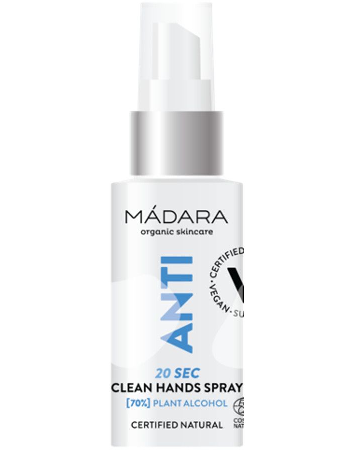 Mádara Anti 20 Seconds Clean Hands Spray 50ml 4752223005534 snel, veilig en gemakkelijk online kopen bij Beauty4skin.nl
