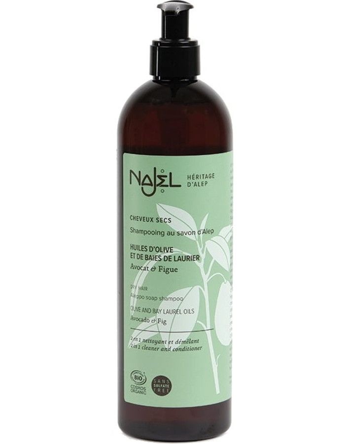 Najel Aleppo Soap 2in1 Shampoo & Conditioner Dry Hair 500ml 3760061223240 snel, veilig en gemakkelijk online kopen bij Beauty4skin.nl