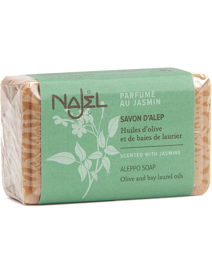 Najel Aleppo Soap Jasmine 100gr 3760061223608 snel, veilig en gemakkelijk online kopen bij Beauty4skin.nl