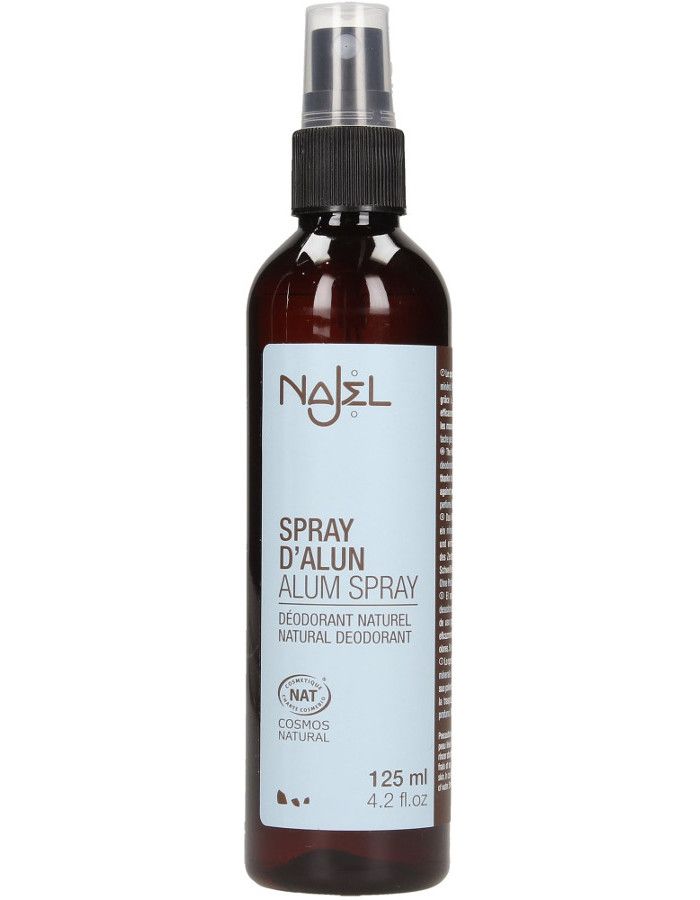Najel Natuurlijke Deodorant Spray Aluin 125ml 3760061220522 snel, veilig en goedkoop online kopen bij Beauty4skin.nl