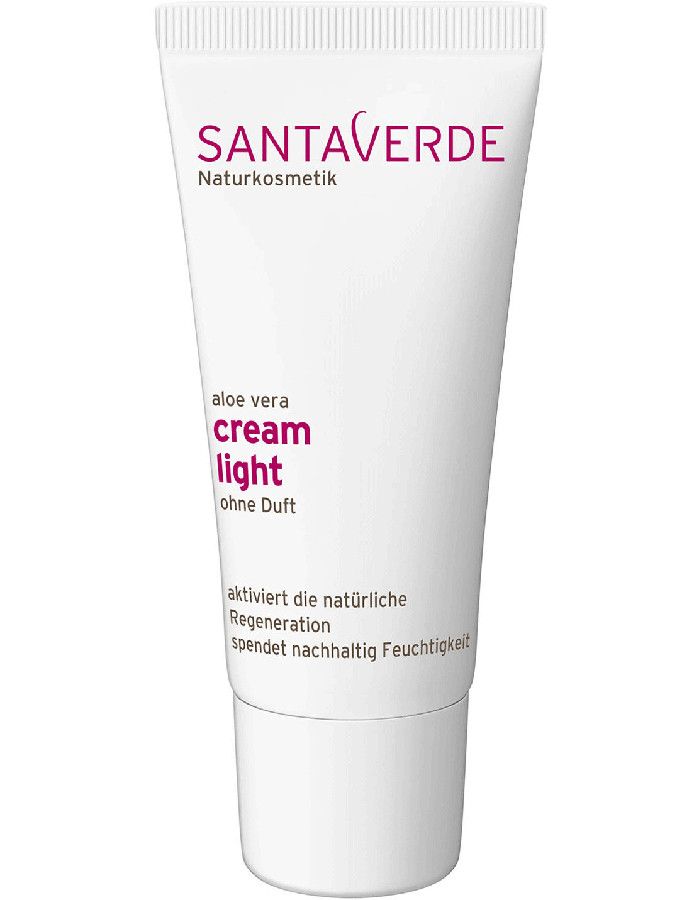 Santaverde Aloe Vera Cream Light Parfumvrij 30ml 4005529222014 snel, veilig en gemakkelijk online kopen bij Beauty4skin.nl