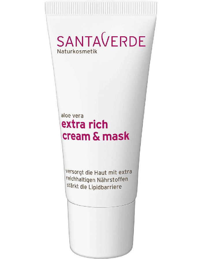 Santaverde Aloe Vera Extra Rich Cream & Mask 30ml 4005529239302 snel, veilig en gemakkelijk online kopen bij Beauty4skin.nl