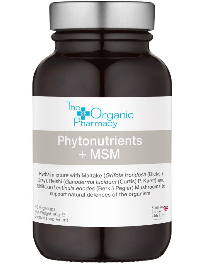 The Organic Pharmacy Phytonutrients + MSM Vegecaps 60st 5060373521156 snel, veilig en gemakkelijk online kopen bij Beauty4skin.nl