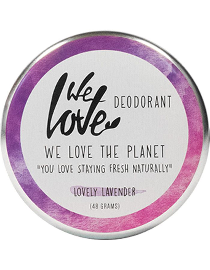We Love The Planet Natuurlijke Deodorant Creme Lovely Lavender bestel je snel, veilig en goedkoop online bij Beauty4skin.nl 8719326006307