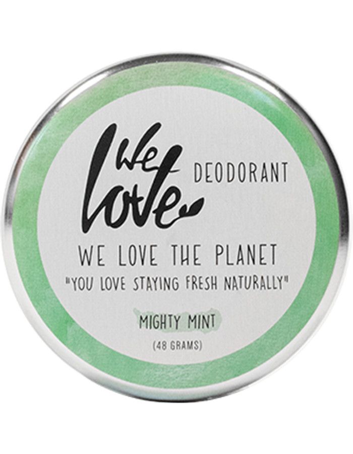 We Love The Planet Natuurlijke Deodorant Creme Mighty Mint bestel je snel, veilig en goedkoop online bij Beauty4skin.nl 8719326006314