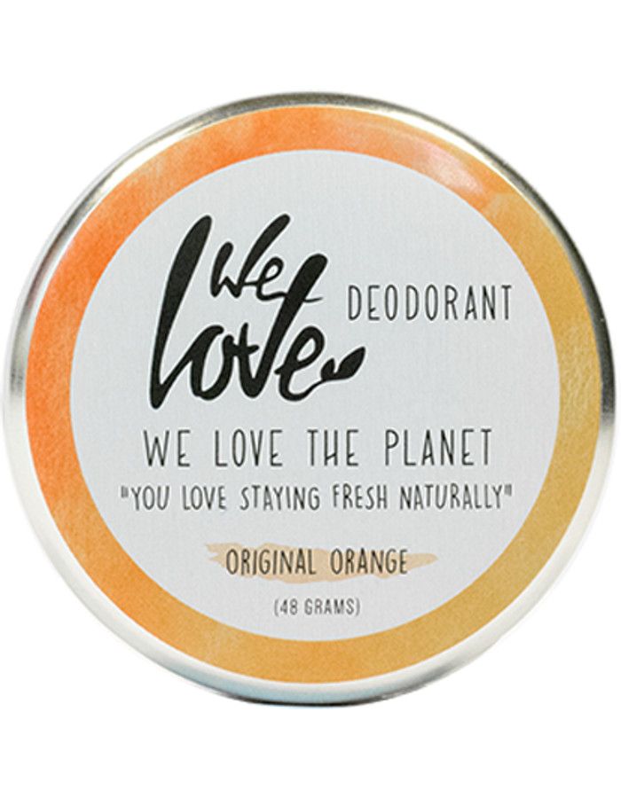 We Love The Planet Natuurlijke Deodorant Creme Original Orange bestel je snel, veilig en goedkoop online bij Beauty4skin.nl 8719326006338