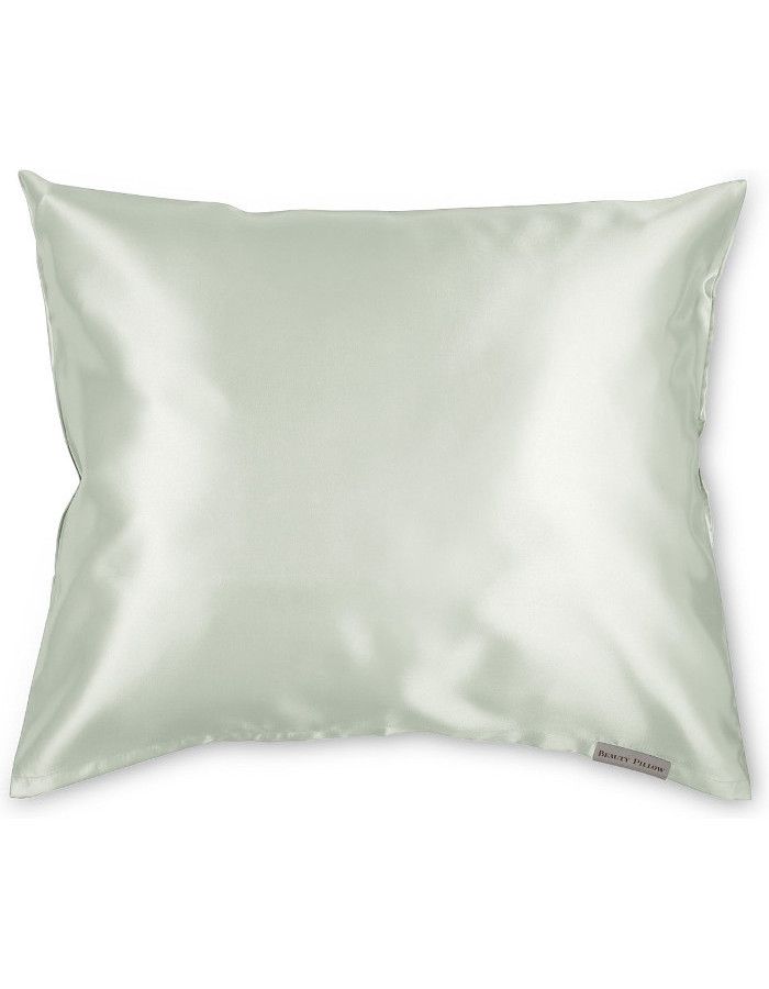 Beauty Pillow Satijnen Kussensloop Mint is een zacht, anti-allergeen, satijnen kussensloop die een weldaad zijn voor huid en haar.