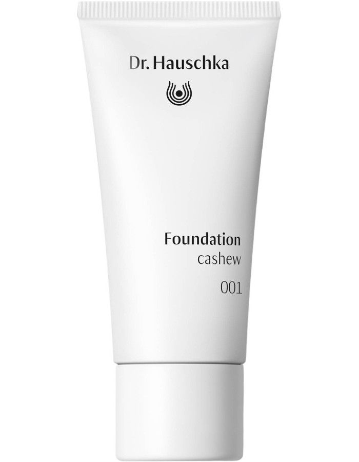 Dr. Hauschka Vloeibare Foundation 001 Cashew is een voedende foundation die de huid voorziet van een prachtige, gezonde zijdeglans.
