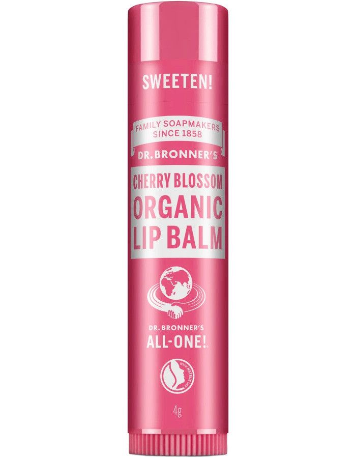 Dr Bronners Cherry Blossom Organic Lip Balm 018787251911 snel, veilig en gemakkelijk online kopen bij Beauty4skin.nl