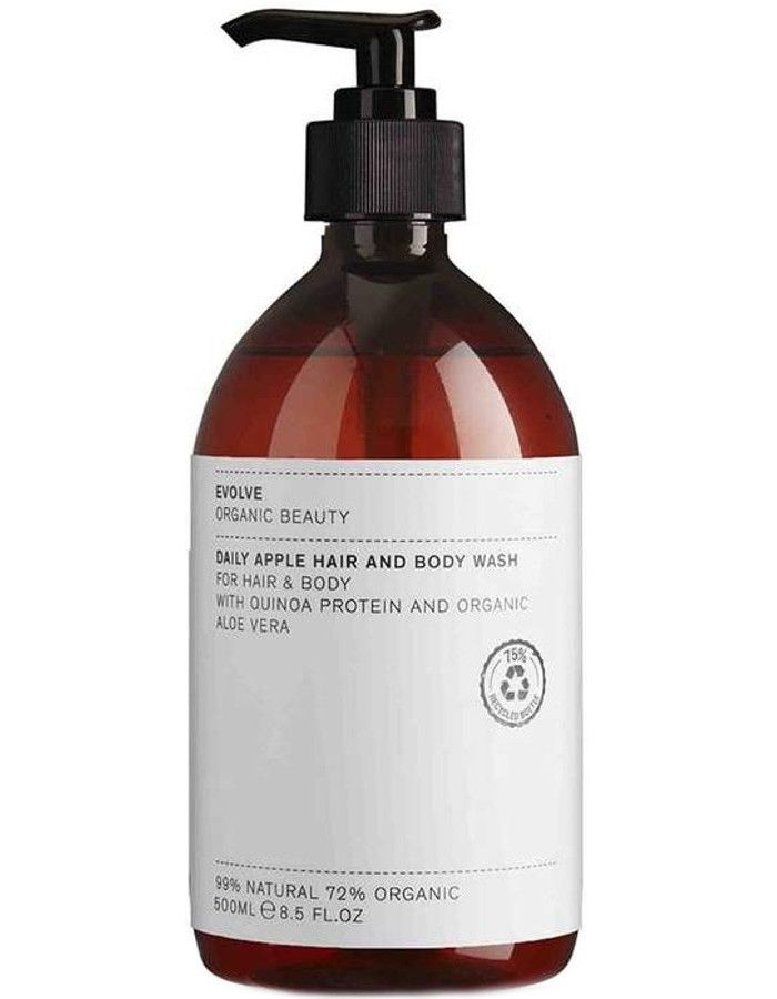 Evolve Organic Beauty Daily Apple Hair & Body Wash 500ml 5060200047514 snel, veilig en gemakkelijk online kopen bij Beauty4skin.nl