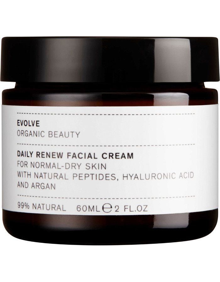 Evolve Organic Beauty Daily Renew Facial Cream 60ml 5060200048030 snel, veilig en gemakkelijk online kopen bij Beauty4skin.nl