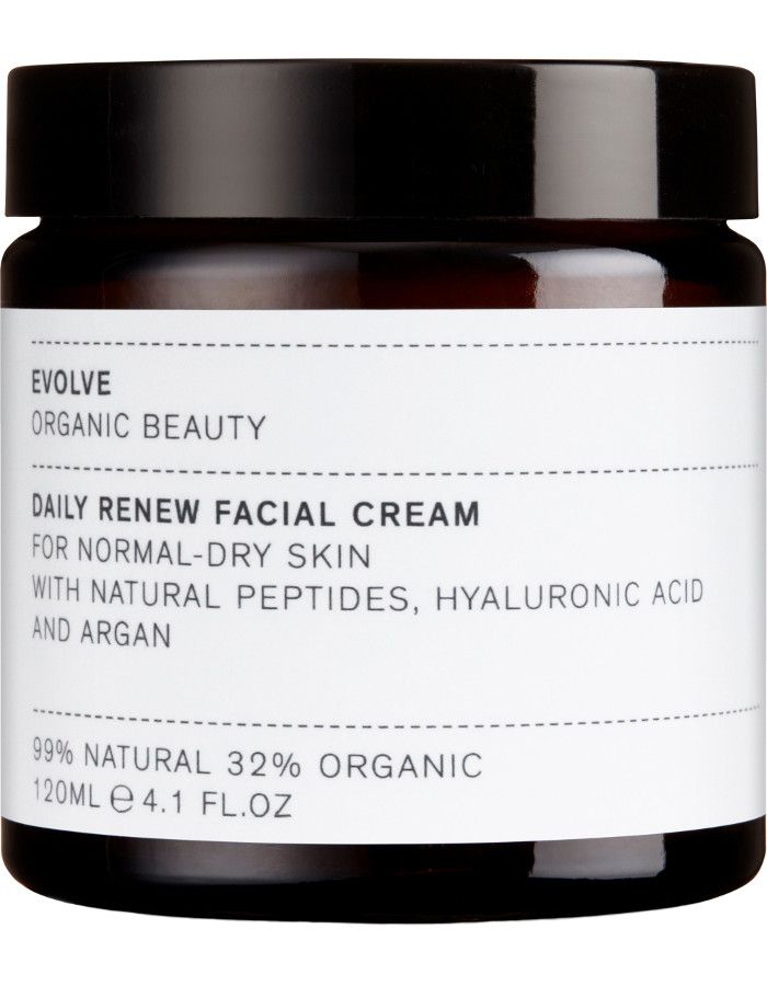 Evolve Organic Beauty Daily Renew Facial Cream Big Size 120ml 5060200048832  snel, veilig en gemakkelijk online kopen bij Beauty4skin.nl