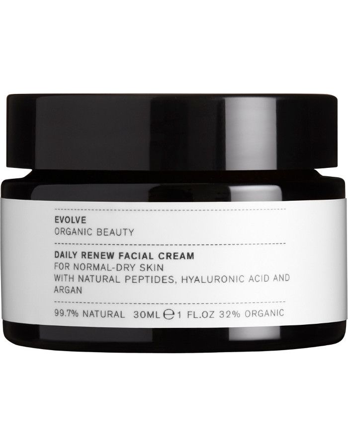 Evolve Organic Beauty Daily Renew Facial Cream Trial Size 30ml 5060200048931 snel, veilig en gemakkelijk online kopen bij Beauty4skin.nl