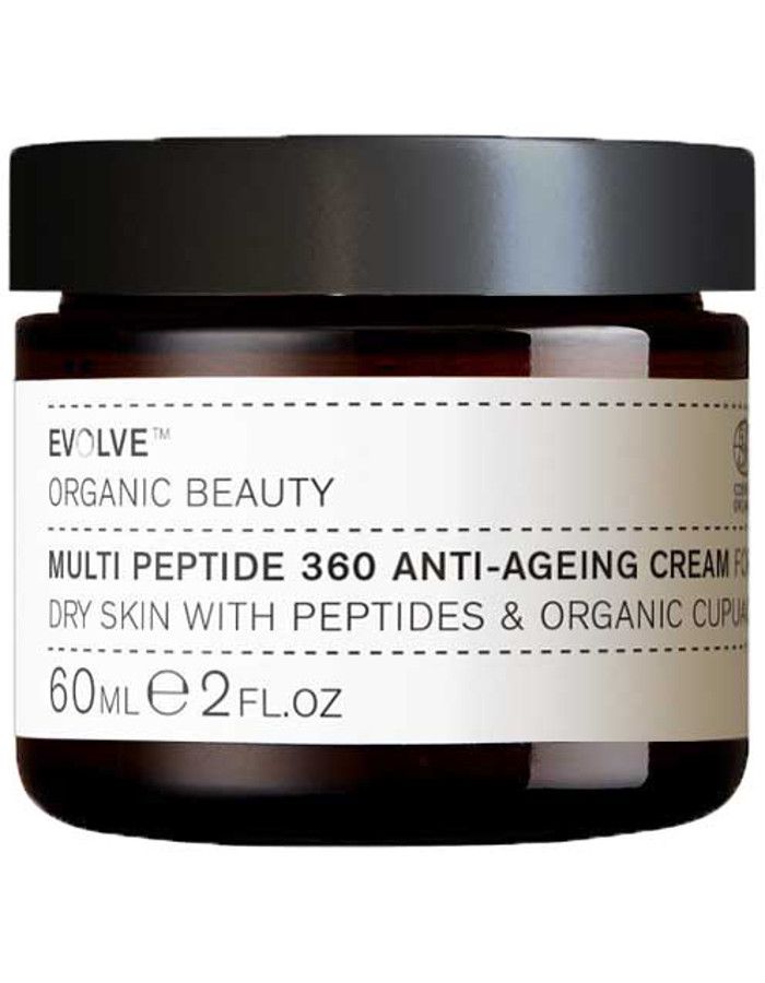 Evolve Organic Beauty Multi Peptide 360 Anti Aging Cream 60ml 5060200047927 snel, veilig en gemakkelijk online kopen bij Beauty4skin.nl