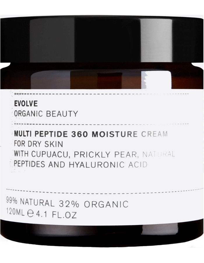 Evolve Organic Beauty Multi Peptide 360 Anti Aging Cream Big Size 120ml 5060200047477 snel, veilig en gemakkelijk online kopen bij Beauty4skin.nl