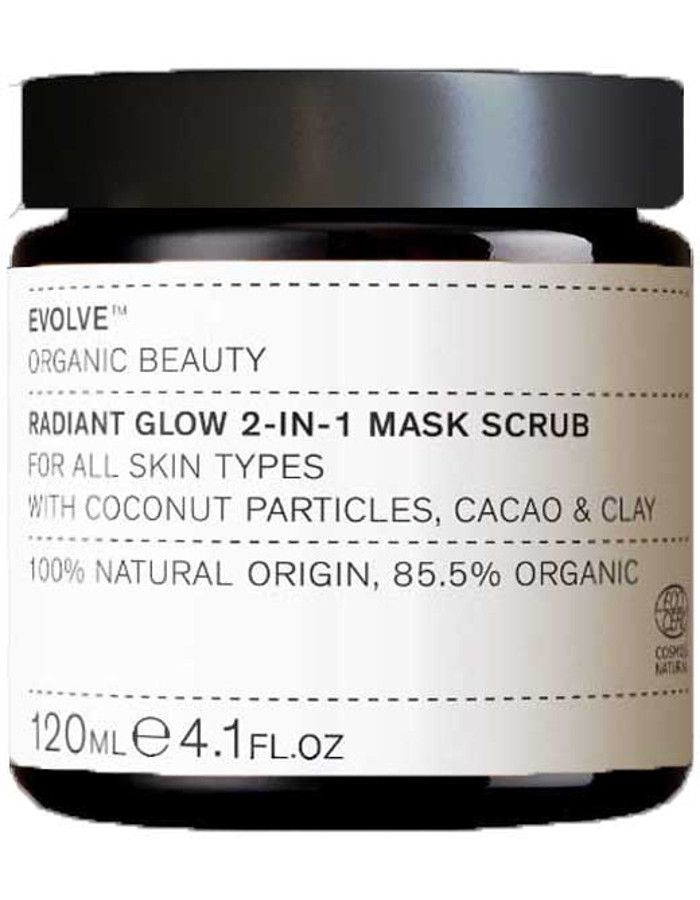Evolve Organic Beauty Radiant Glow Mask Big Size 120ml 5060200047507 snel, veilig en gemakkelijk online kopen bij Beauty4skin.nl
