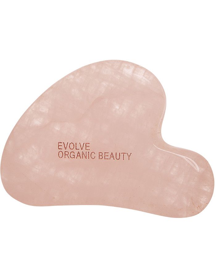 Evolve Organic Beauty Rose Quartz Gua Sha 5060200040836 snel, veilig en gemakkelijk online kopen bij Beauty4skin.nl