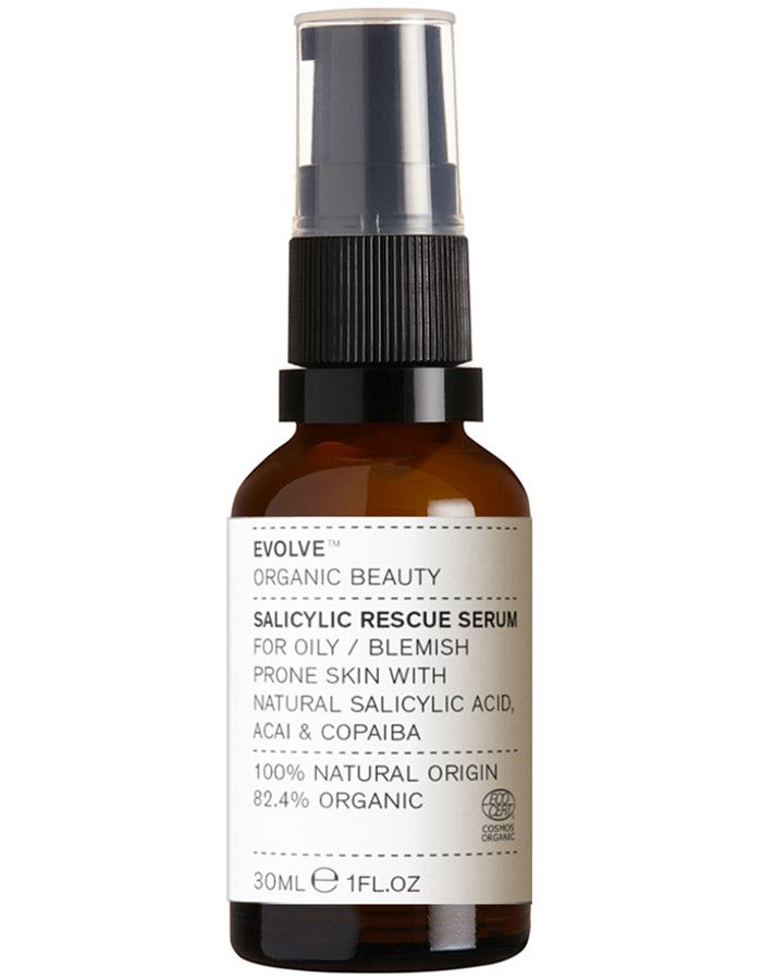Evolve Organic Beauty Salicylic Rescue Blemish Serum 30ml 5060200047972 snel, veilig en gemakkelijk online kopen bij Beauty4skin.nl
