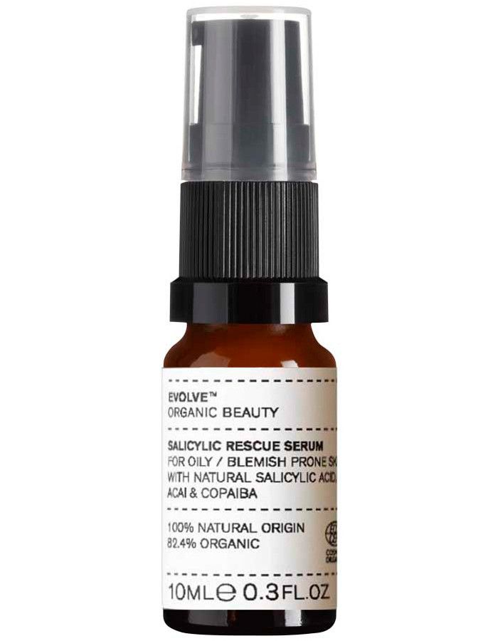 Evolve Organic Beauty Salicylic Rescue Blemish Serum Trial Size 10ml 5060200049136 snel, veilig en gemakkelijk online kopen bij Beauty4skin.nl