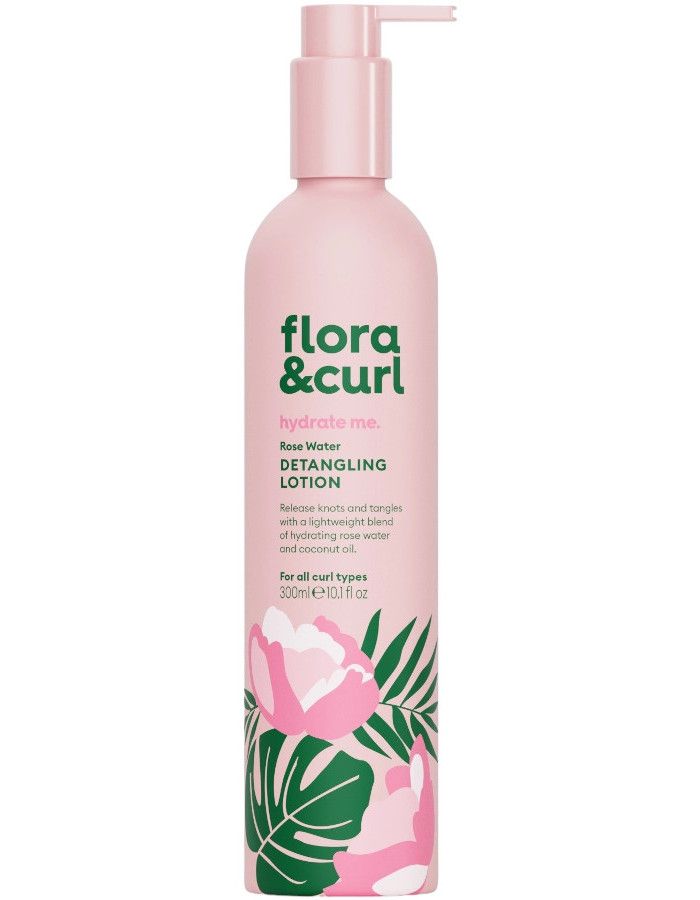 Flora & Curl Rose Water Detangling Lotion 300ml 5060627510585