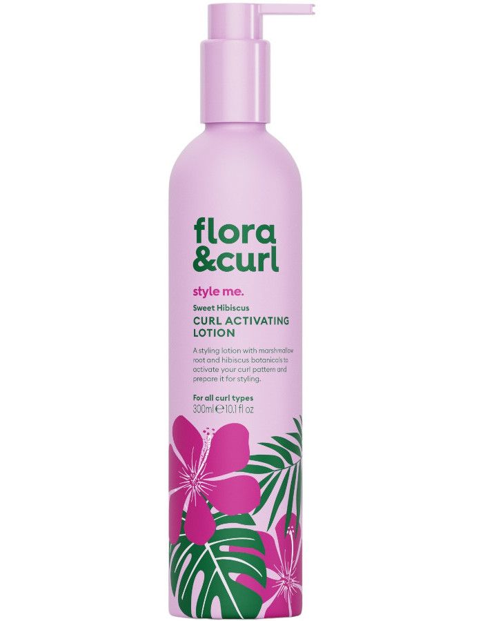 Flora & Curl Sweet Hibiscus Curl Activating Lotion is speciaal ontworpen om je krullen te activeren en je patroon zonder enige stijfheid te onthullen.