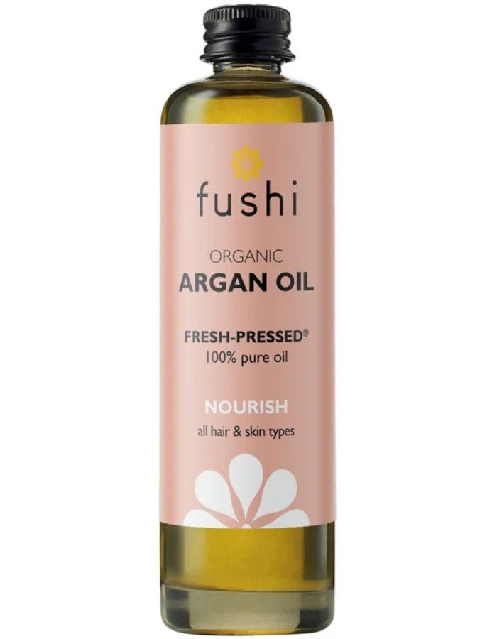 Fushi Organic Cold-Pressed Argan Oil heeft een intensief hydraterende werking en versterkt de natuurlijke afweer van de huid.