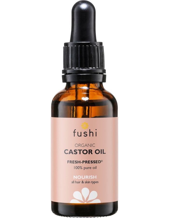 Fushi Organic Cold-Pressed Castor Oil zit boordevol uitzonderlijke voedingsstoffen en essentiële onverzadigde vetzuren om de haargroei te stimuleren.