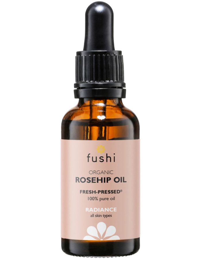 Fushi Organic Cold-Pressed Rosehip Seed Oil Travel Size staat bekend om haar opmerkelijke effecten op de huid, vooral bij volwassen, gerimpelde en door weer en wind beschadigde huid.