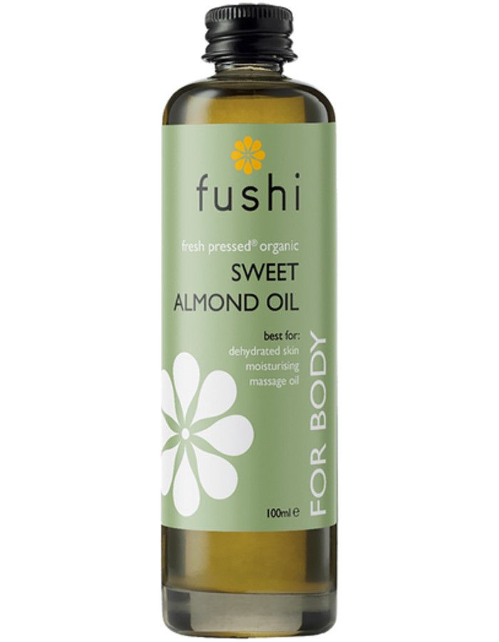 Fushi Organic Cold-Pressed Sweet Almond Oil 100ml 5060112861727 snel, veilig en gemakkelijk online kopen bij Beauty4skin.nl