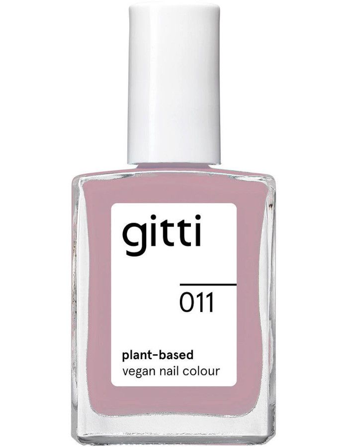 Gitti Plant Based Nail Color 011 Blueberry Gelato heeft een romige, gedempte lavendelkleur met een warme ondertoon